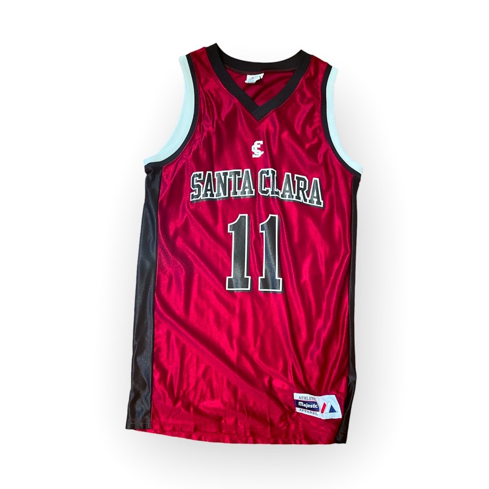 Vintage Majestic Santa Clara Steve Nash Jersey No. 11